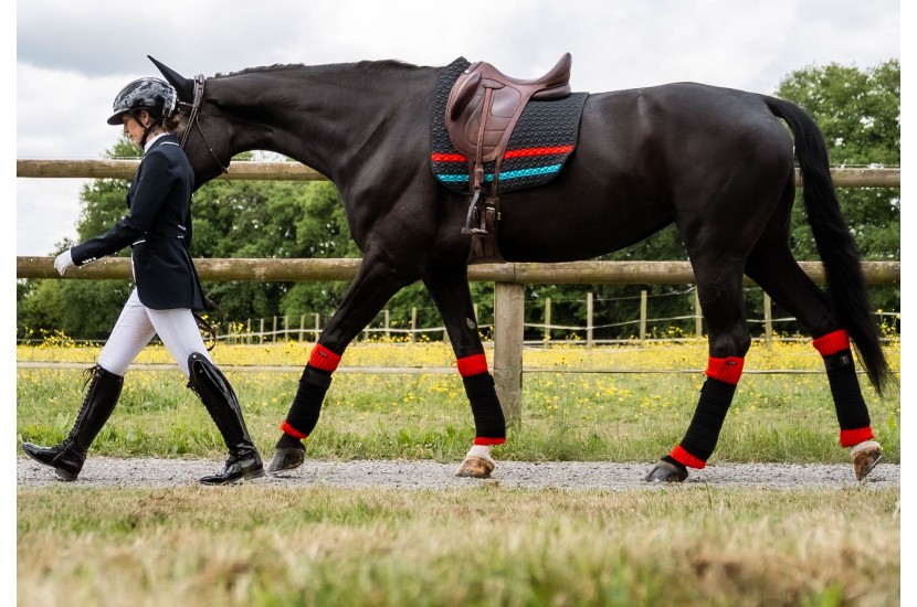 Tacante flanelle INFI-KNIT 3D rouges fabbriquées en France