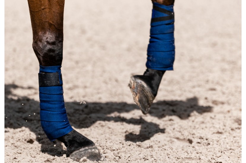 tacante bandes de travail bleue made in france