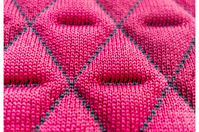 Tacante maille 3D tapis de selle INFI-KNIT rose