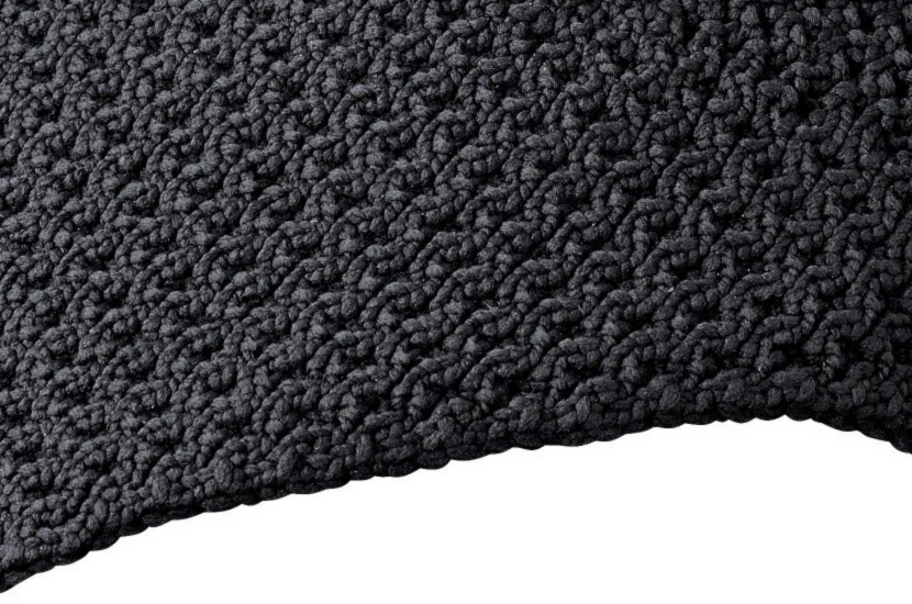 Tacante bonnet INFI-KNIT noir zoom matière tricotée