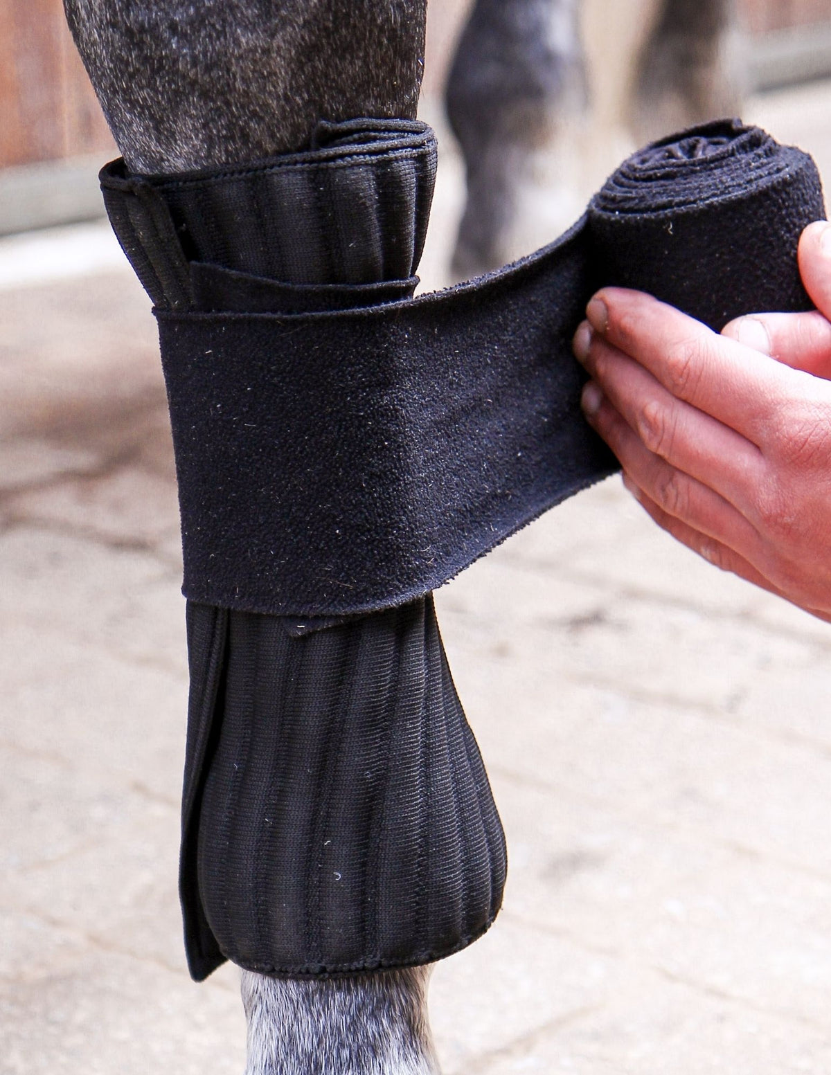 Flanelles, sous-bandes INFI-KNIT noir