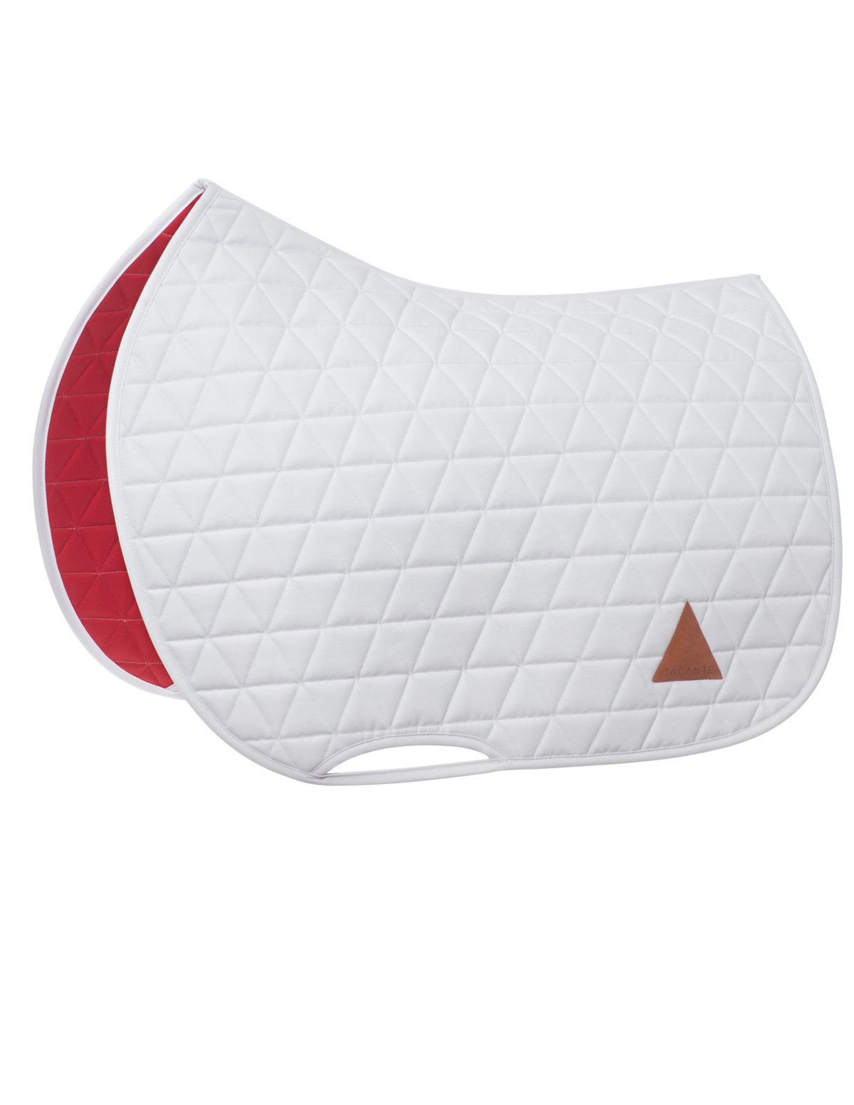 Tapis de selle EXCEL-ANSE mixte blanc