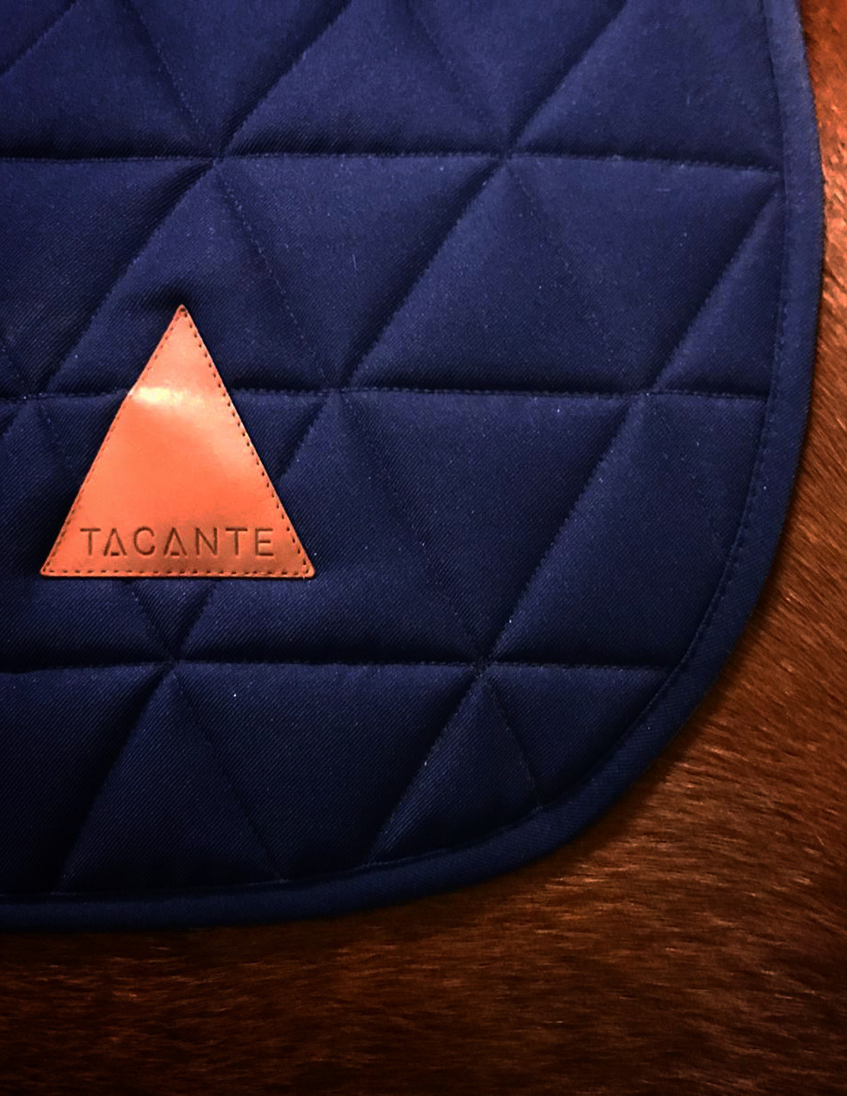 Tapis de selle EXCEL-ANSE mixte bleu marine
