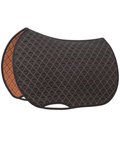 Tapis de selle INFI-KNIT mixte noir et caramel