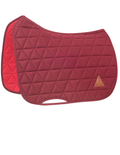 Tapis de selle EXCEL-ANSE dressage bordeaux