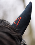 Black INFI-KNIT ear-net A red
