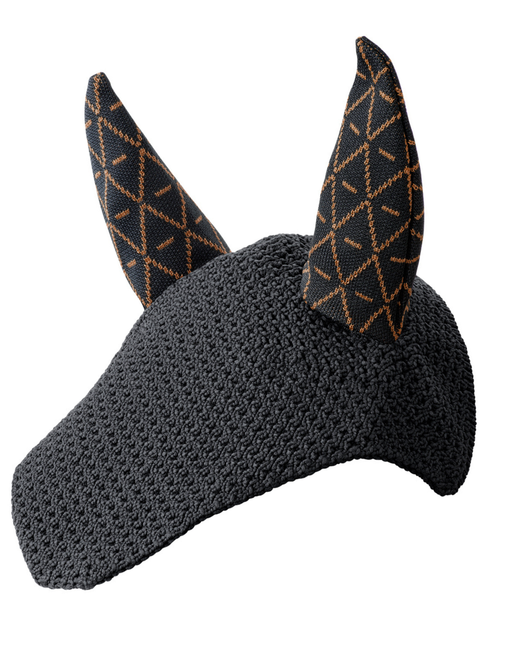Bonnet INFI-KNIT noir all-over marron